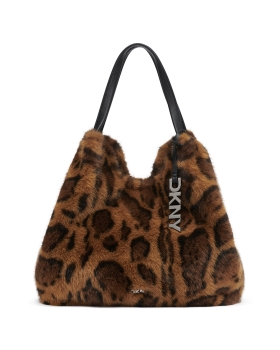 Τσάντα DKNY Paula Tote Handbag R53ADE49 Λεοπάρ