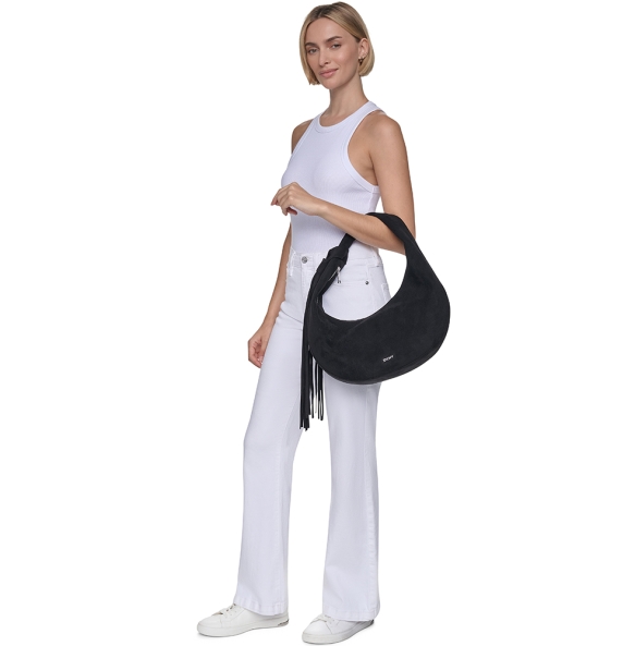 Τσάντα DKNY Hope Hobos Handbag R63CMR37 Καφέ