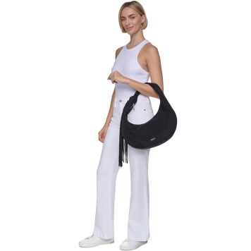 Τσάντα DKNY Hope Hobos Handbag R63CMR37 Μαύρο