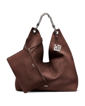 Τσάντα DKNY North Hobos Handbag R63CMS38 Καφέ