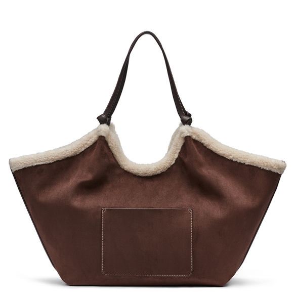 Τσάντα DKNY Paula Tote Handbag R63ACE48 Καφέ