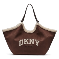 Τσάντα DKNY Paula Tote Handbag R63ACE48 Καφέ