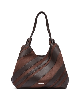Τσάντα DKNY Paula Tote Handbag R63AME49 Καφέ