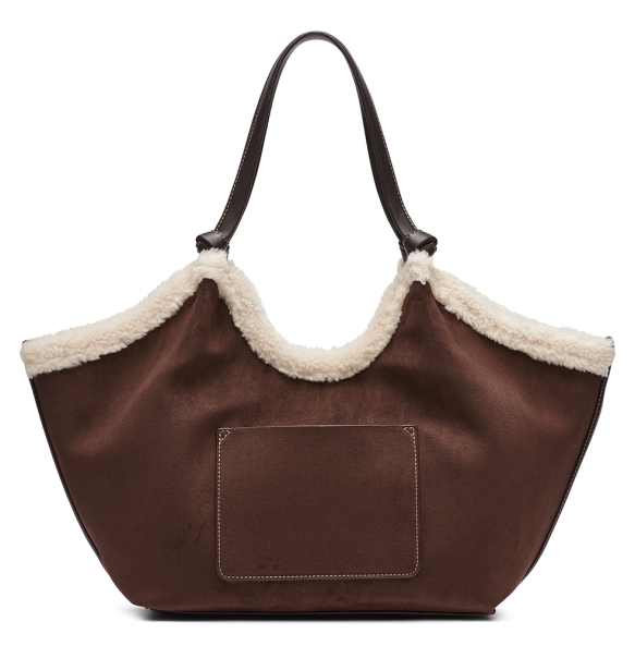 Τσάντα DKNY Paula Tote Handbag R63ACE49 Καφέ