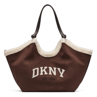 Τσάντα DKNY Paula Tote Handbag R63ACE49 Καφέ