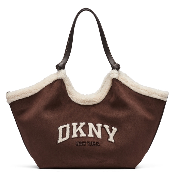 Τσάντα DKNY Paula Tote Handbag R63ACE49 Καφέ