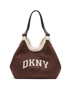 Τσάντα DKNY Paula Tote Handbag R63ACE49 Καφέ
