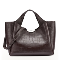 Τσάντα DKNY Willa Satchels Handbag R63DPG33 Καφέ