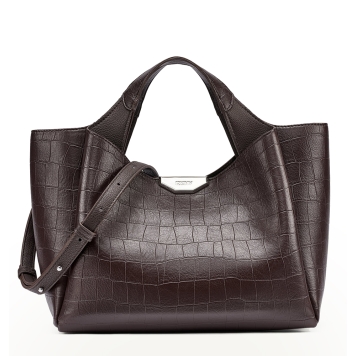 Τσάντα DKNY Willa Satchels Handbag R63DPG33 Καφέ
