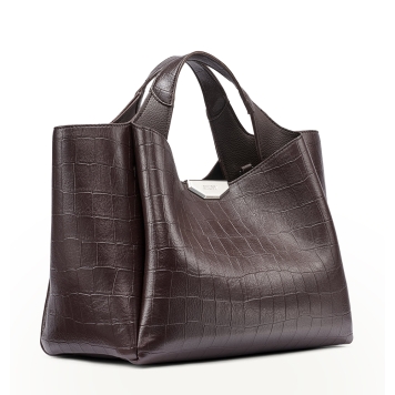 Τσάντα DKNY Willa Satchels Handbag R63DPG33 Καφέ