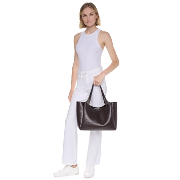 Τσάντα DKNY Willa Tote Handbag R63APG32 Καφέ