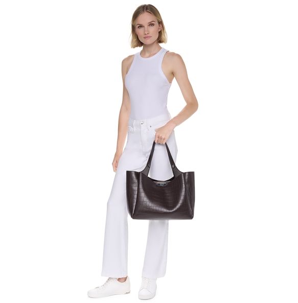 Τσάντα DKNY Willa Tote Handbag R63APG32 Καφέ