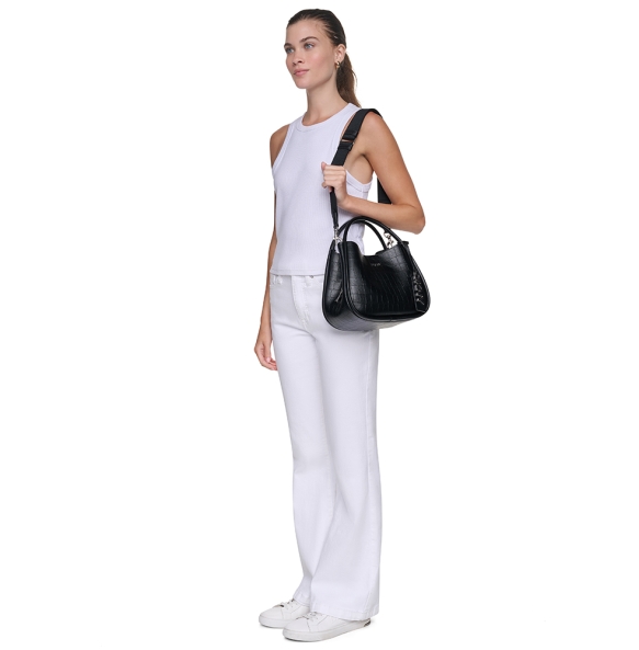 Τσάντα DKNY Capri Shopper Bag R63CPK69 Καφέ