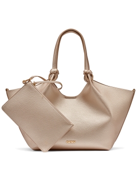 Τσάντα DKNY Paula Medium Tote Handbag R42BAE49 Χρυσό