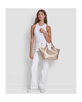 Τσάντα DKNY Paula Medium Tote Handbag R42BAE49 Χρυσό