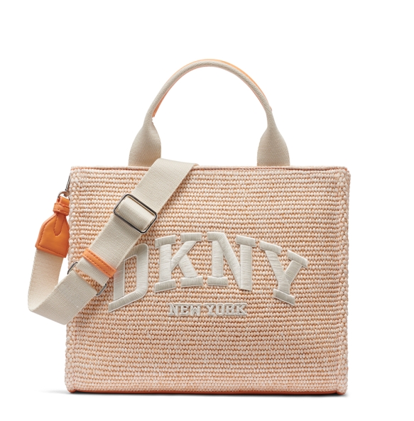 Τσάντα DKNY Hadlee Medium Logo Tote Bag R61ALR57 Πορτοκαλί