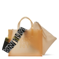 Τσάντα DKNY Hadlee Small Jelly Tote Bag R51AVC80 Κίτρινο
