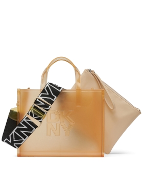 Τσάντα DKNY Hadlee Small Jelly Tote Bag R51AVC80 Κίτρινο