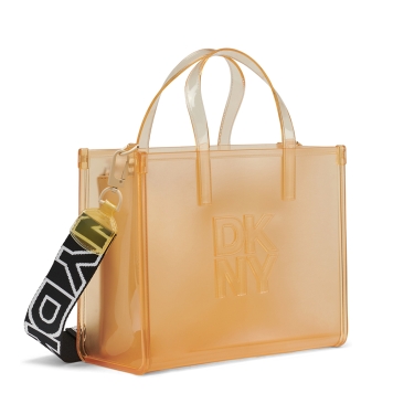 Τσάντα DKNY Hadlee Small Jelly Tote Bag R51AVC80 Κίτρινο
