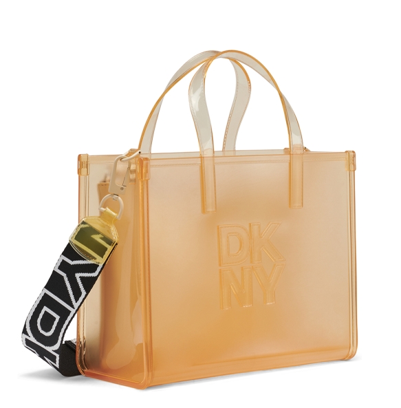 Τσάντα DKNY Hadlee Small Jelly Tote Bag R51AVC80 Κίτρινο
