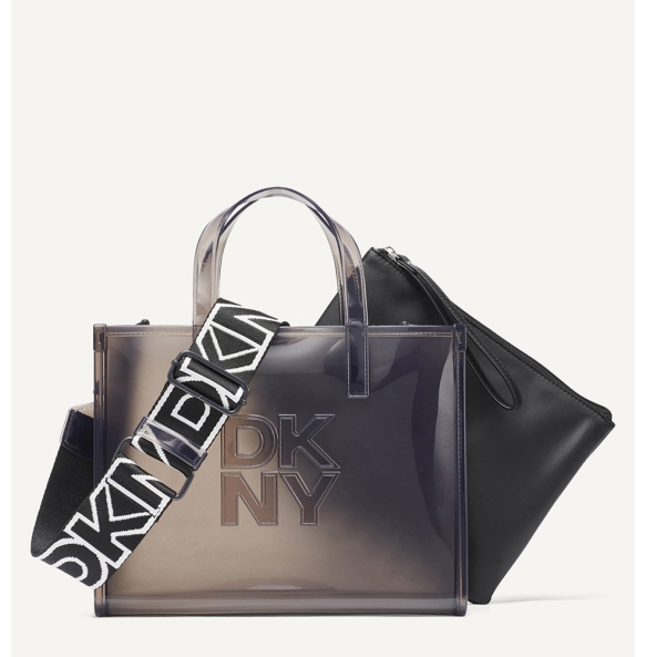 Τσάντα DKNY Hadlee Small Jelly Tote Bag R51AVC80 Μαύρο
