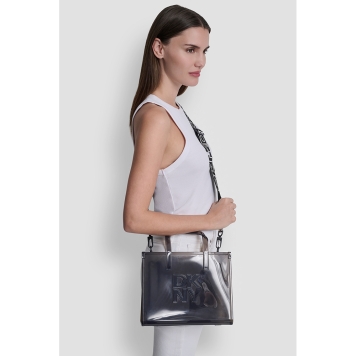 Τσάντα DKNY Hadlee Small Jelly Tote Bag R51AVC80 Μαύρο