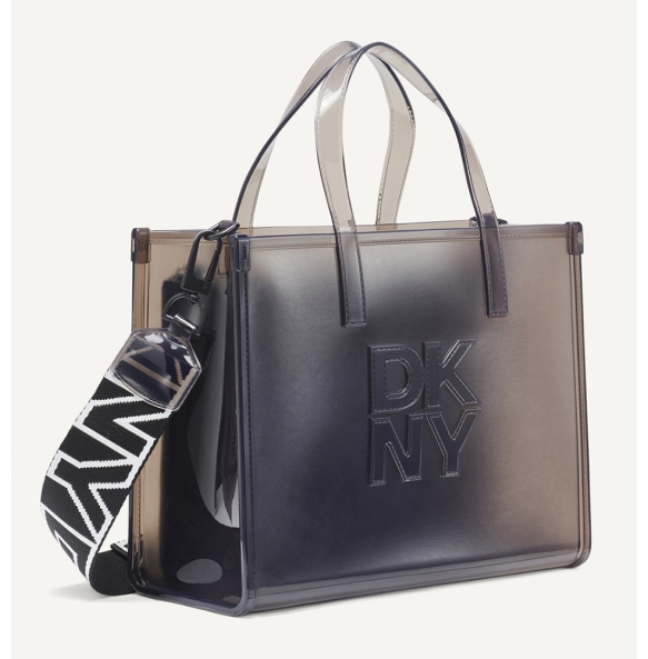 Τσάντα DKNY Hadlee Small Jelly Tote Bag R51AVC80 Μαύρο