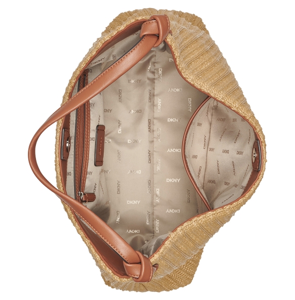 Τσάντα DKNY Paula Hobos Shoulder bag R61COO07 Ψάθα