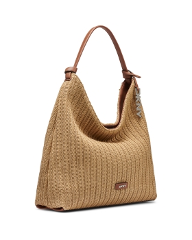 Τσάντα DKNY Paula Hobos Shoulder bag R61COO07 Ψάθα