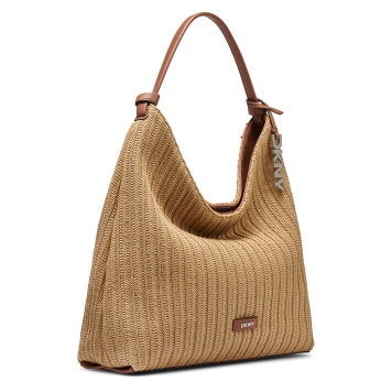 Τσάντα DKNY Paula Hobos Shoulder bag R61COO07 Ψάθα