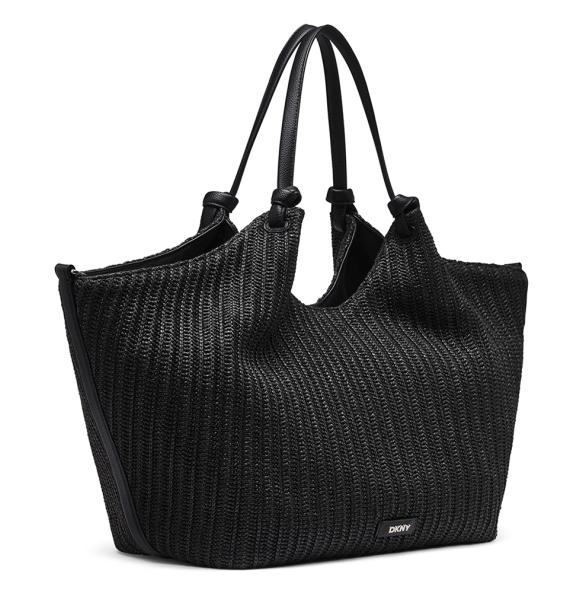 Τσάντα DKNY Paula Large Tote Shoulder bag R61AOE48 Ψάθα Μαύρη Τσάντα DKNY Paula Large Tote Shoulder bag R61AOE48 Ψάθα Μαύρη