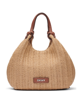 Τσάντα DKNY Paula Medium Tote Handbag R61AOM60 Ψάθα