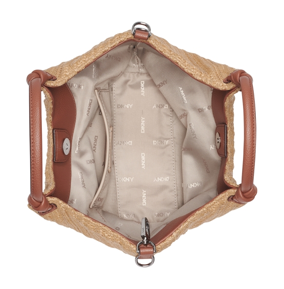 Τσάντα DKNY Paula Medium Tote Handbag R61AOM60 Ψάθα
