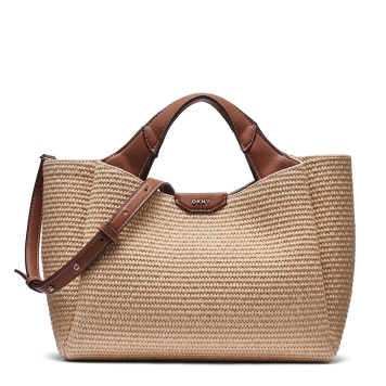 Τσάντα DKNY Willa Satchel Handbag R61DOG33 Ψάθα