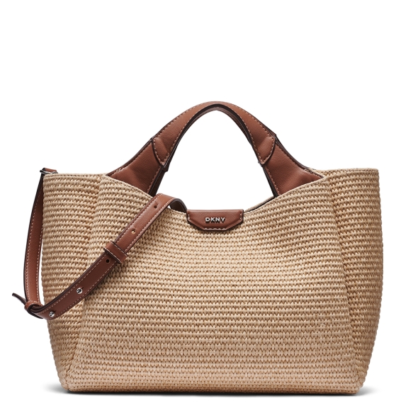 Τσάντα DKNY Willa Satchel Handbag R61DOG33 Ψάθα