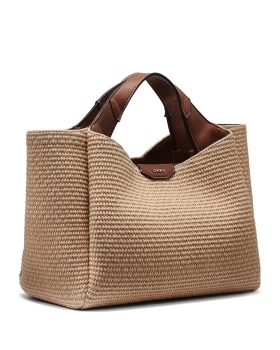 Τσάντα DKNY Willa Satchel Handbag R61DOG33 Ψάθα