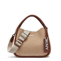 Τσάντα DKNY Capri Hobos Handbag R61CDK69 Ψάθα