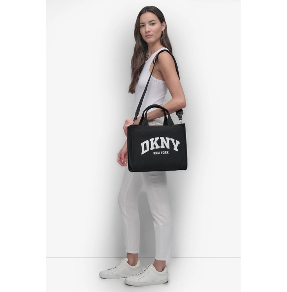 Τσάντα DKNY Hadlee Medium Logo Tote Bag R41AOR57 Μαύρο