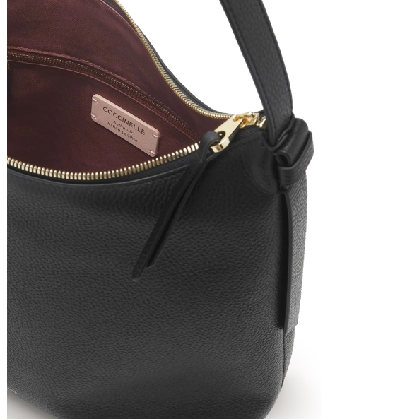 Τσάντα COCCINELLE Malory Medium E1R1K130201 Μαύρο