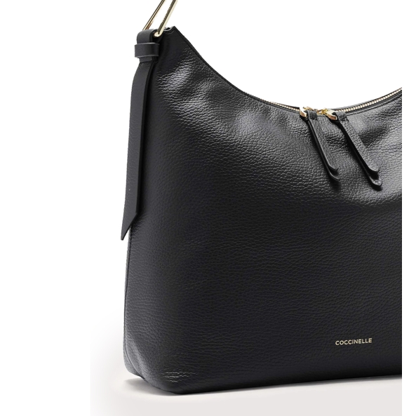 Τσάντα COCCINELLE Malory Medium E1R1K130201 Μαύρο