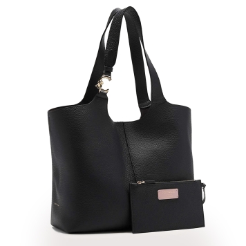 Τσάντα COCCINELLE C-Easy Large E1SHA110101 Μαύρο