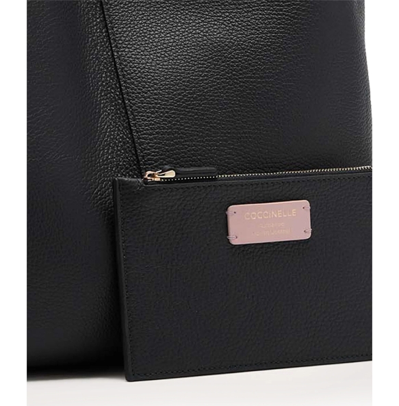 Τσάντα COCCINELLE C-Easy Large E1SHA110101 Μαύρο