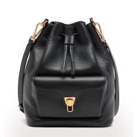 Τσάντα COCCINELLE Beat Generation Medium E1TFK230201 Μαύρο