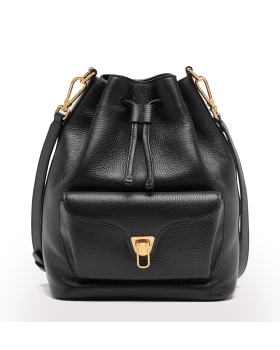 Τσάντα COCCINELLE Beat Generation Medium E1TFK230201 Μαύρο