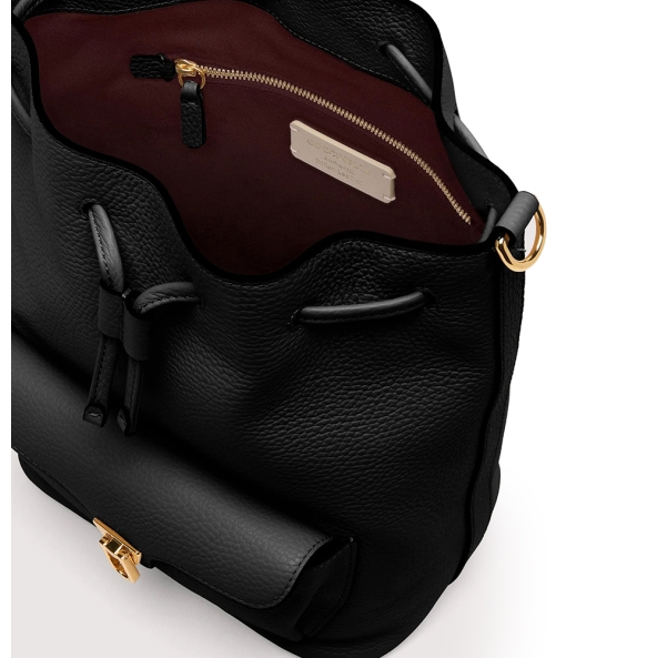 Τσάντα COCCINELLE Beat Generation Medium E1TFK230201 Μαύρο