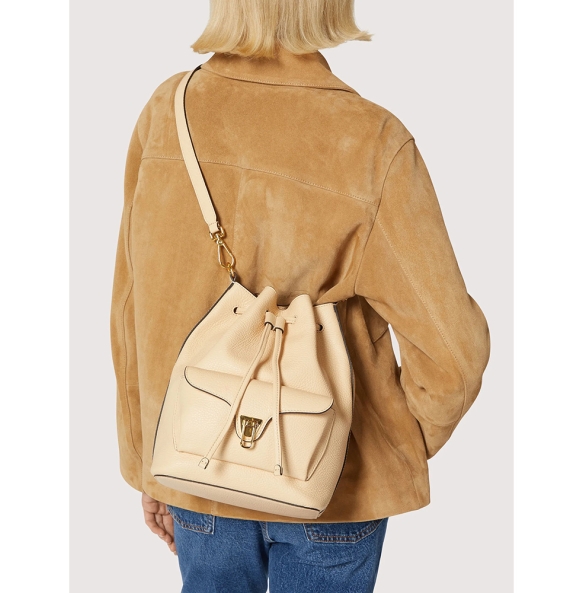 Τσάντα COCCINELLE Beat Generation Medium E1TFK230201 Μαύρο