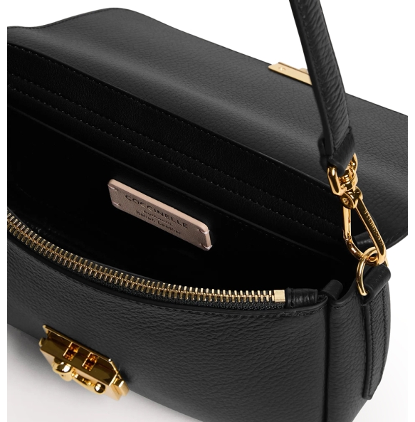 Τσάντα COCCINELLE C-Me Lock Large E1U4K120201 Μαύρο