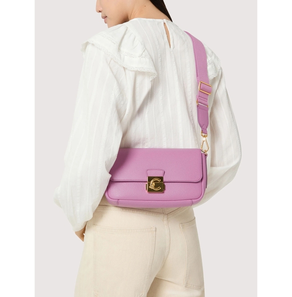 Τσάντα COCCINELLE C-Me Lock Large E1U4K120201 Μαύρο