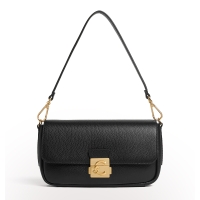 Τσάντα COCCINELLE C-Me Lock Large E1U4K120201 Μαύρο