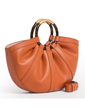 Τσάντα COCCINELLE Shell medium E1U5A180201 Πορτοκαλί